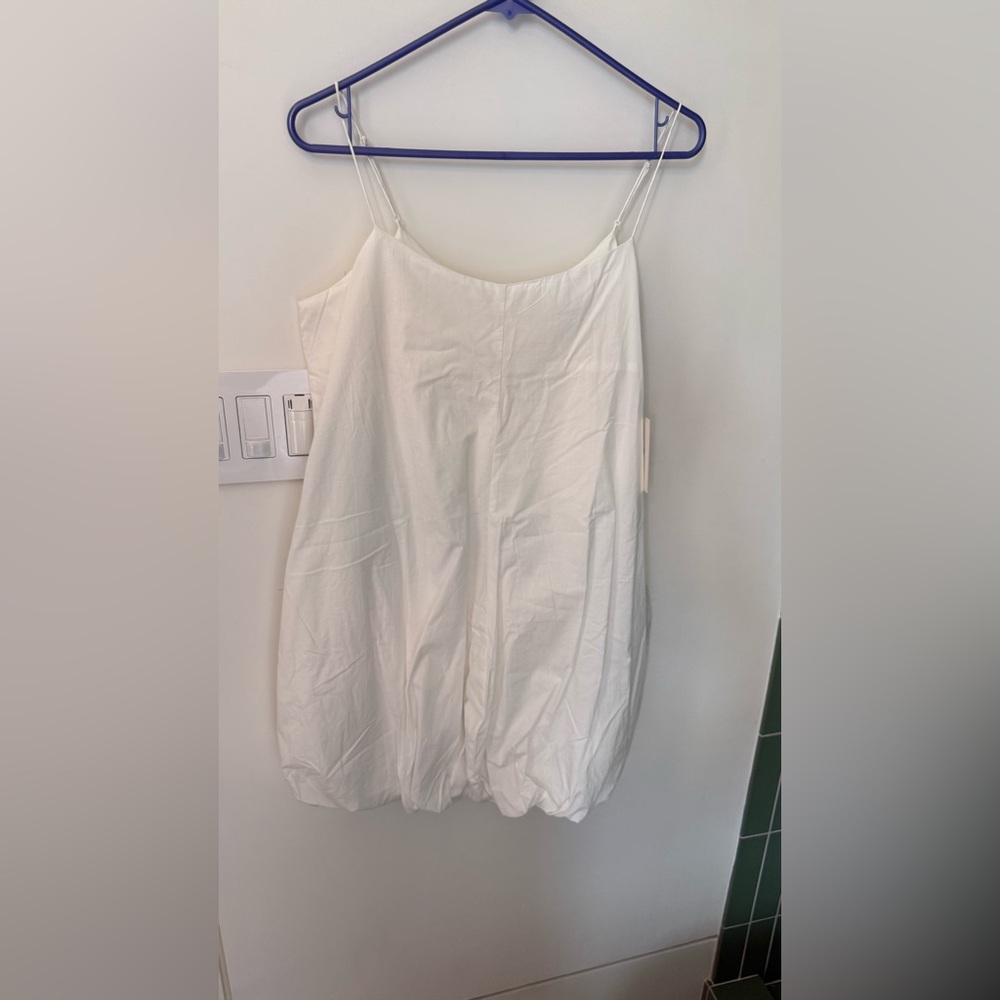 Faithfull the Brand White Anais Mini Dress